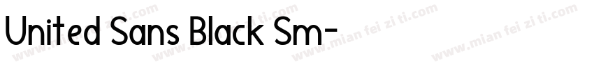 United Sans Black Sm字体转换